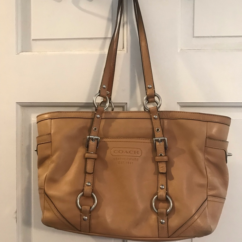 Leather Coach Bag